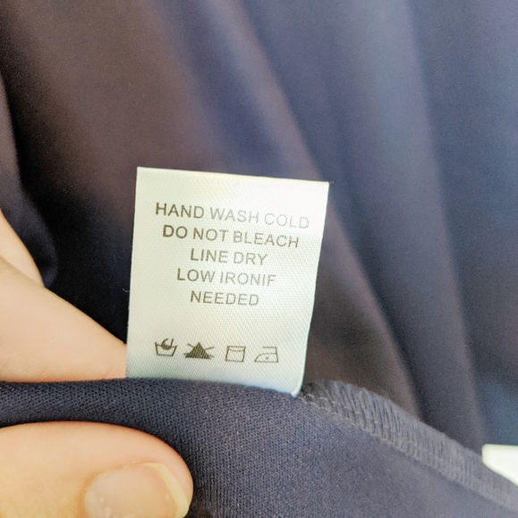 Altar'd State Navy black lace flair dress medium - Picture 7 of 7